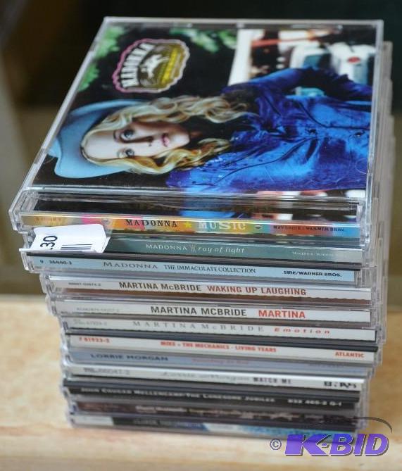 lot 130 image: 12 music cds...