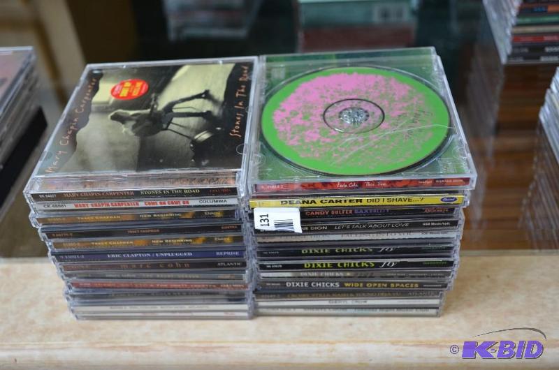 lot 131 image: 24 music cds...