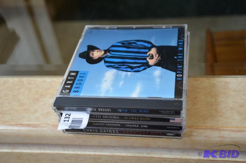 lot 132 image: Garth brooks 4 cds...