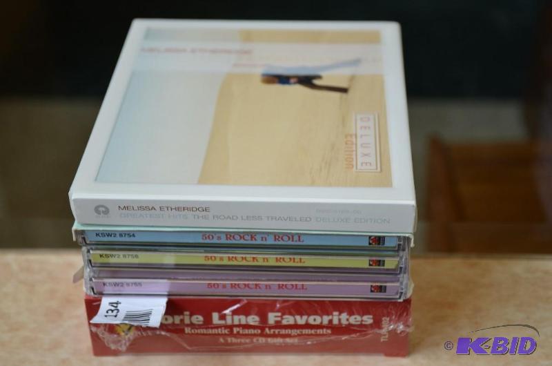 lot 134 image: 3 box sets of music cds...
