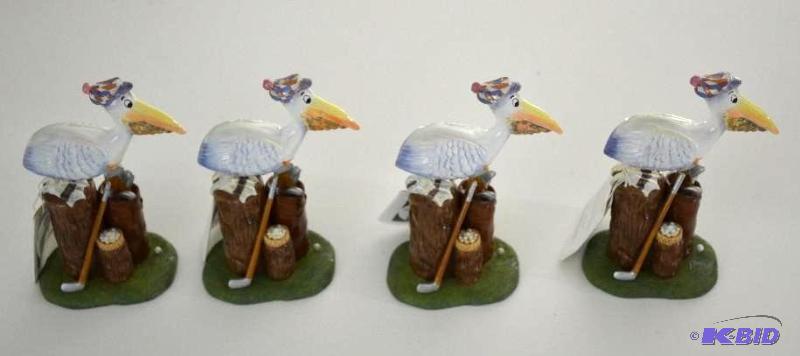 lot 155 image: Pelicans in paradise Limited Edition set of 4...