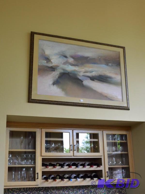 lot 7 image: RARE VANCE A. LARSON Pastel size is 44 x 64 i...