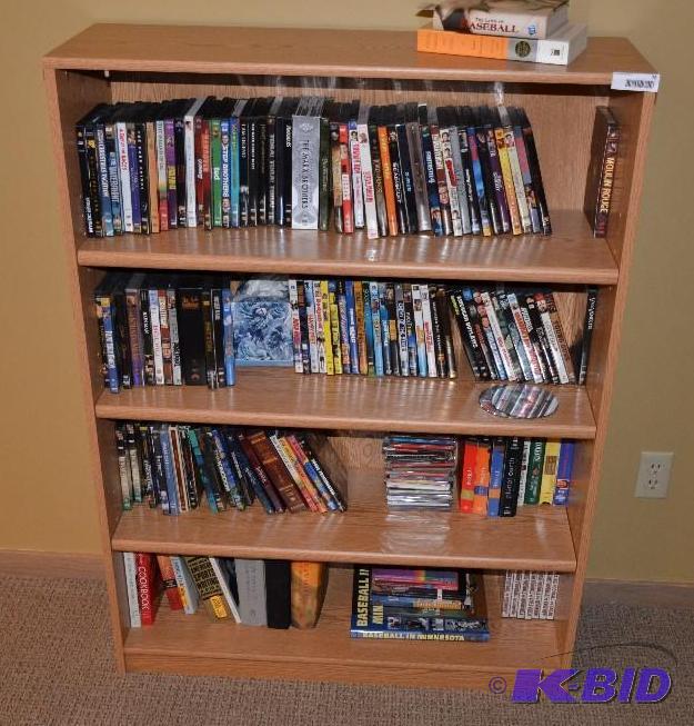 lot 76 image: Adjustable Shelves book shelf, contents NOT i...