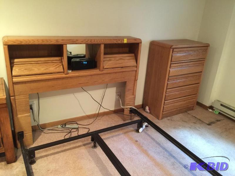 Bedroom Set with Queen Size Headboard and Dresser