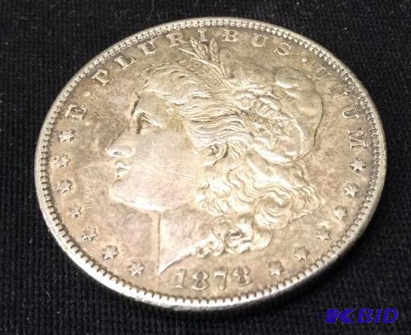 Circulated 1878 Morgan Silver Dollar