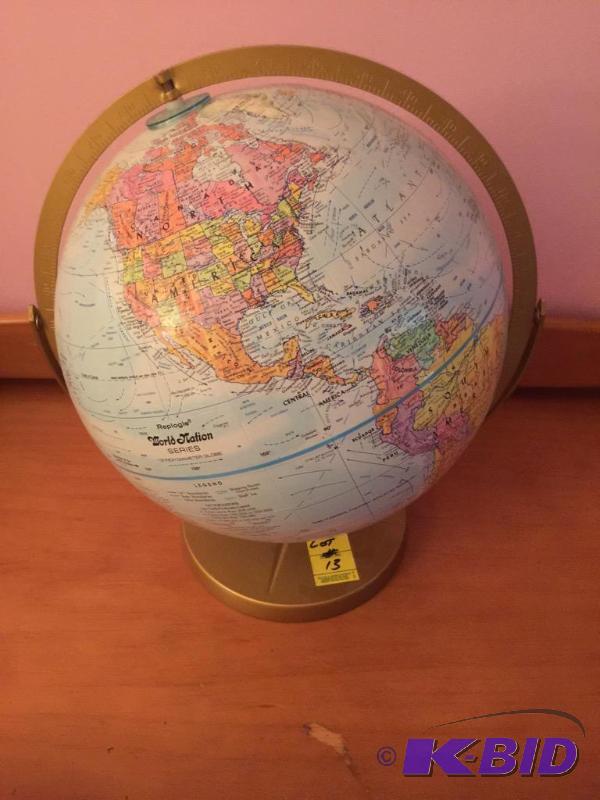Globe on Stand by Replogle - World Nation Series