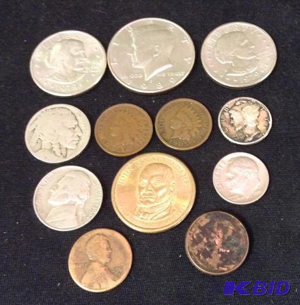 Indian Head, Mercury & Buffalo Head Coins 