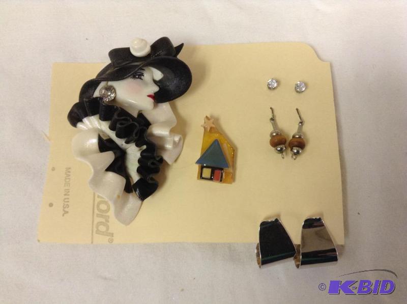 Very Nice Pin & Earrings