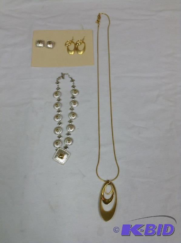 2 Necklace and Earring Sets