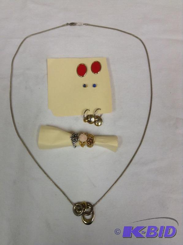 CH & Avon Necklace, Rings & Earrings