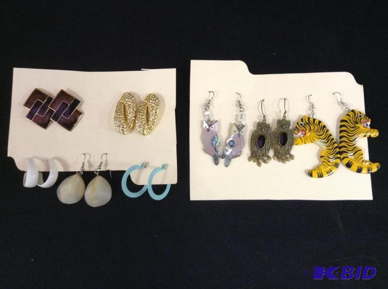 Animal and Post Earrings