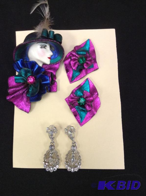 Earring & Pin Set