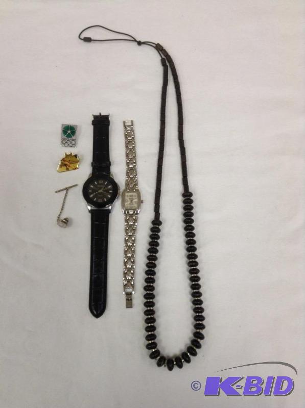 Watches, Swank Tie Tac and Pins