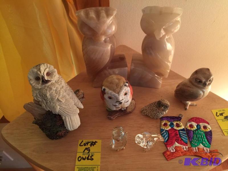 Onyx Owl Bookends and More