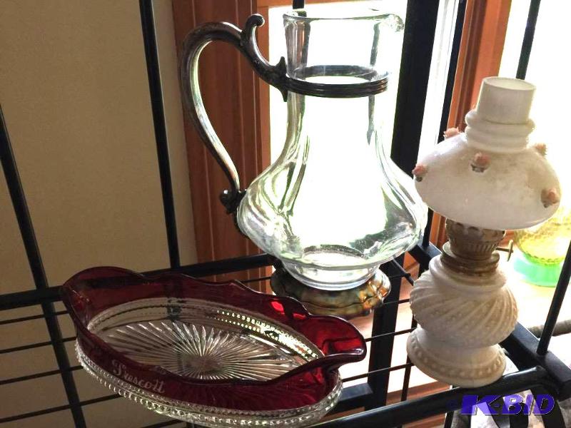 Collection of Vintage Glass Items