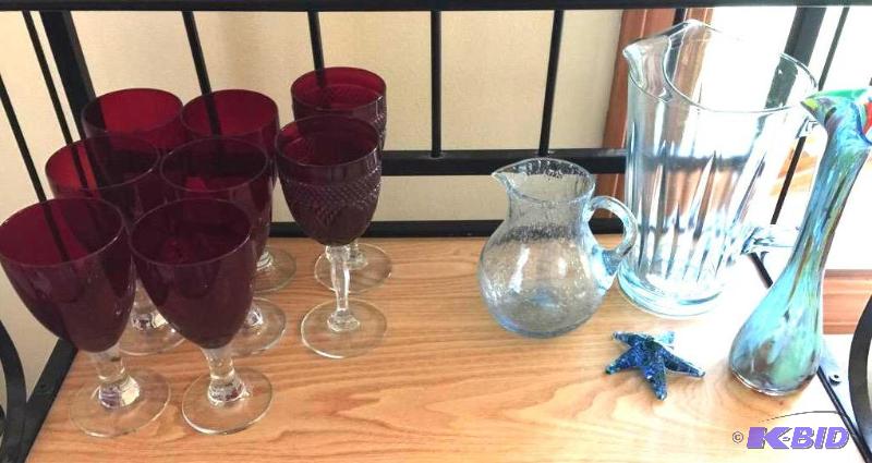 Mixed Colored Glass Lot
