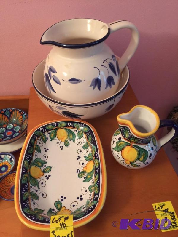 Mixed Lot of Pottery Decor