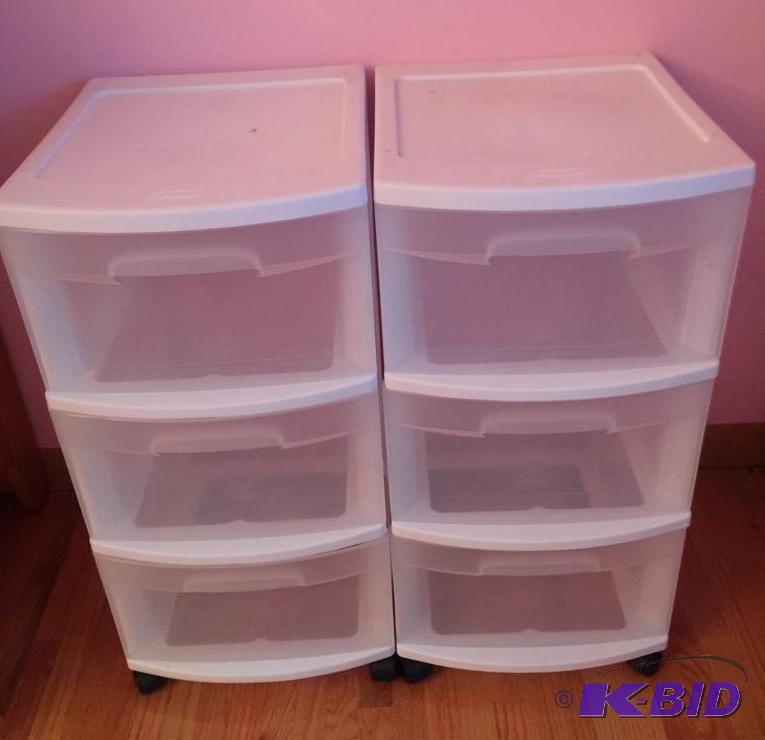 Two Plastic Storage Units