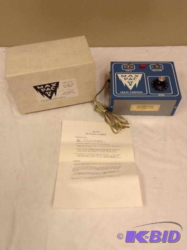 lot 112 image: MAX PAC V Train Controller