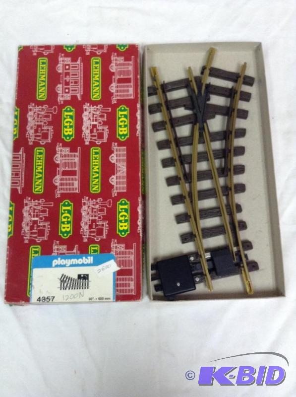 lot 113 image: LGB #1200N Train Switch Track G Scale