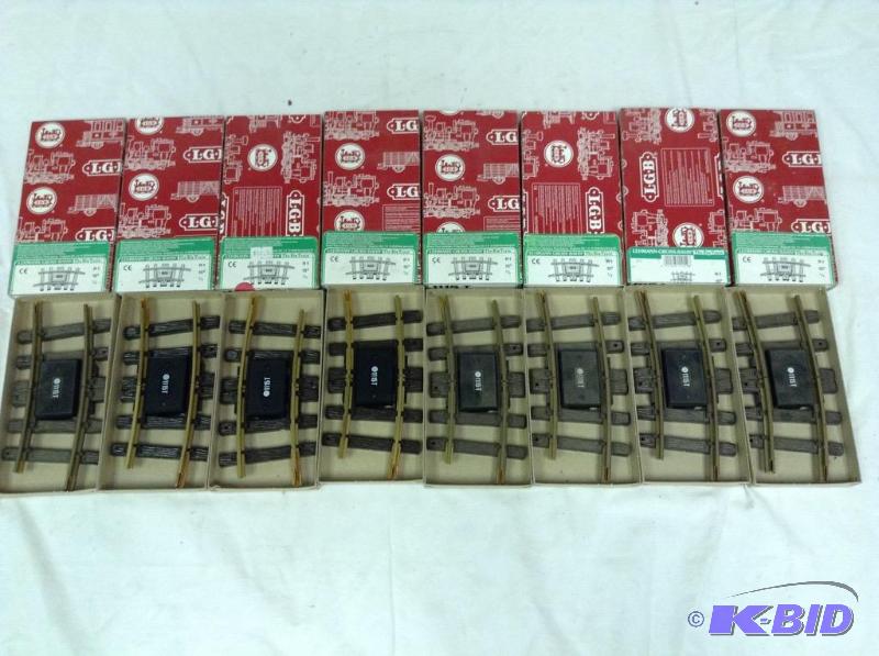 lot 138 image: (8) LGB #1115T G Scale Railroad Train Tracks