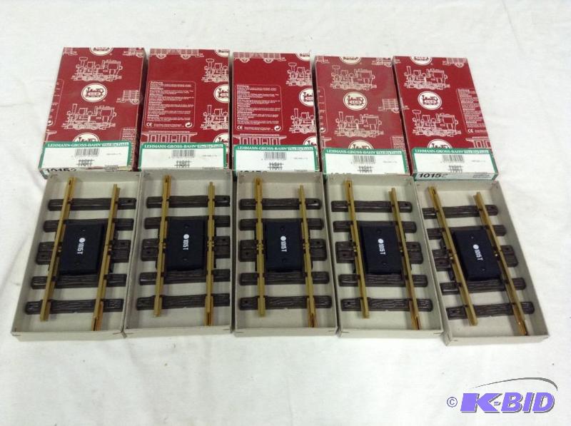 lot 142 image: 5 LGB #10152 G Scale Railroad Train Tracks