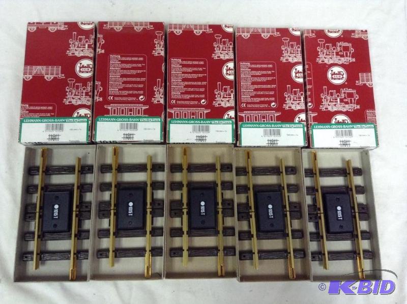 lot 146 image: 5 LGB #10152 G Scale Railroad Train Tracks