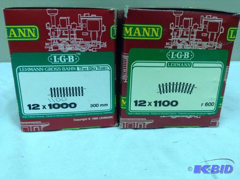 lot 153 image: LGB #1100 G Scale Railroad Train Tracks