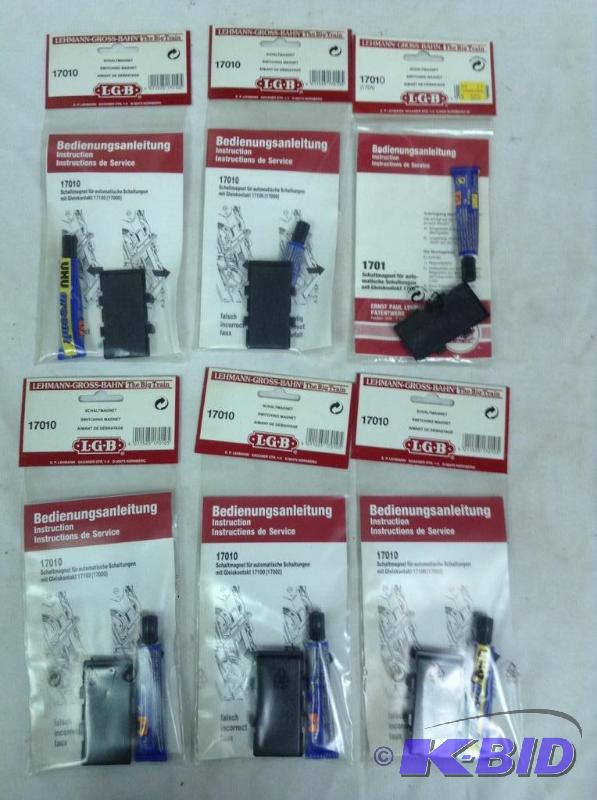 lot 156 image: 6 LGB #17010 G Scale Switching Magnets