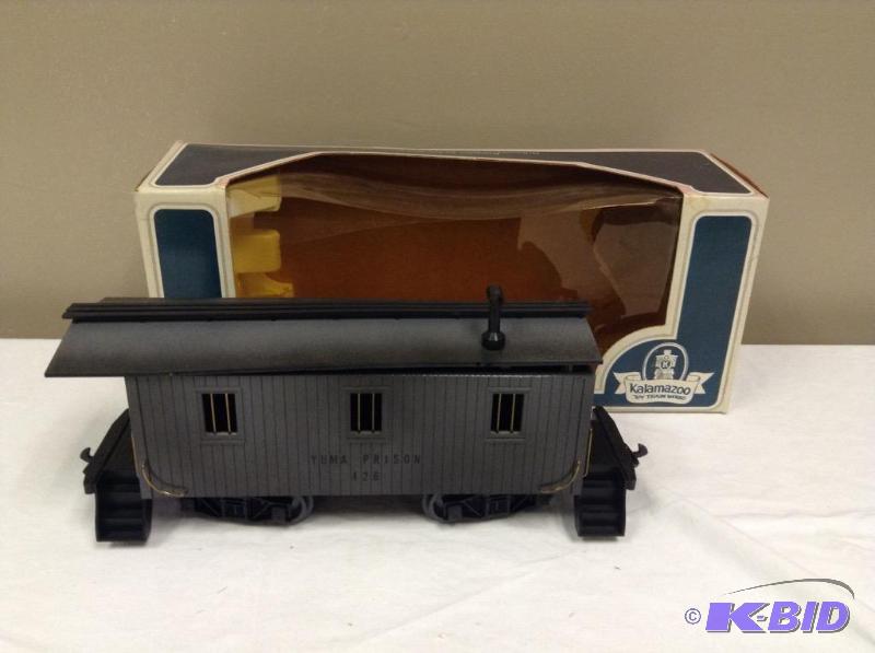 lot 19 image: Kalamazoo Toy Train Works Yuma Prison 428 Train Car