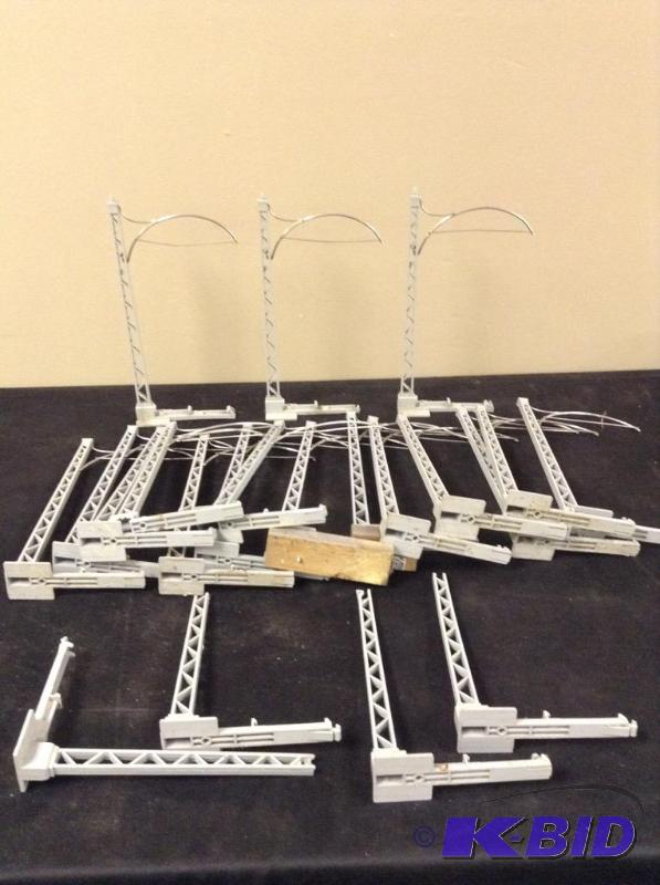 lot 225 image: Group LGB #6000 G Scale Catenary Masts
