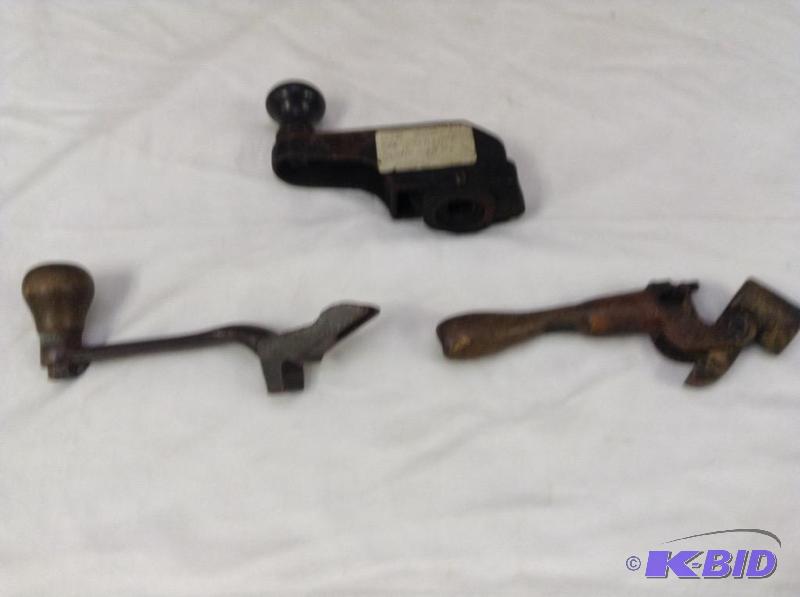 lot 248 image: Vintage Railroad Locomotive Trolley Control Levers