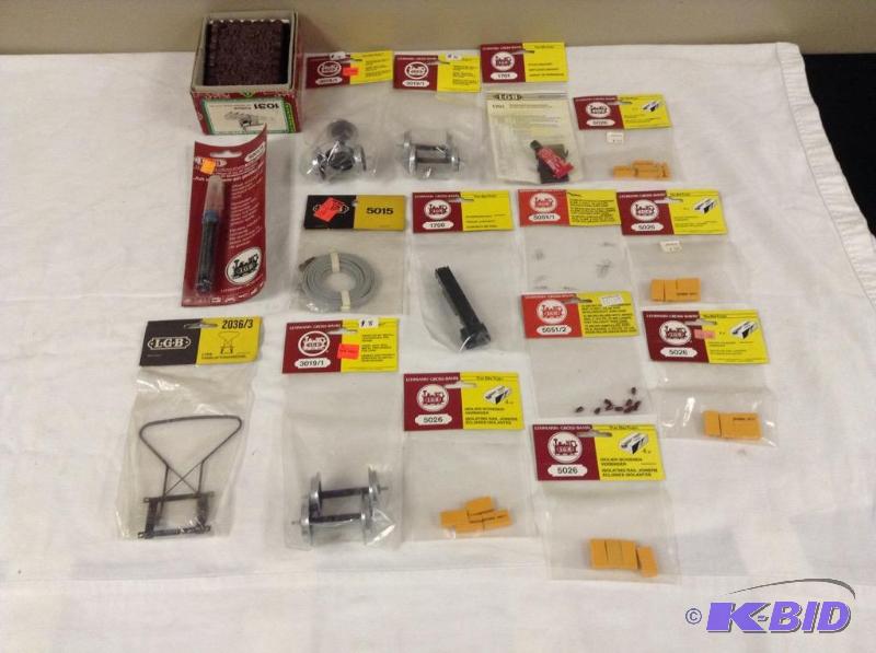 lot 262 image: Assortment LGB G Scale Railroad Train Accessories