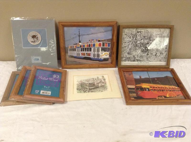 lot 286 image: Railroad Train Pictures, Frames & More