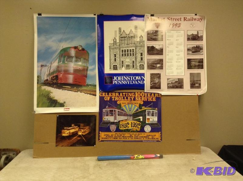lot 290 image: Railroad Train Posters