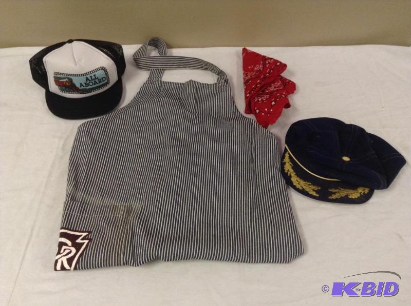 lot 291 image: PRR Railroad Apron & Caps