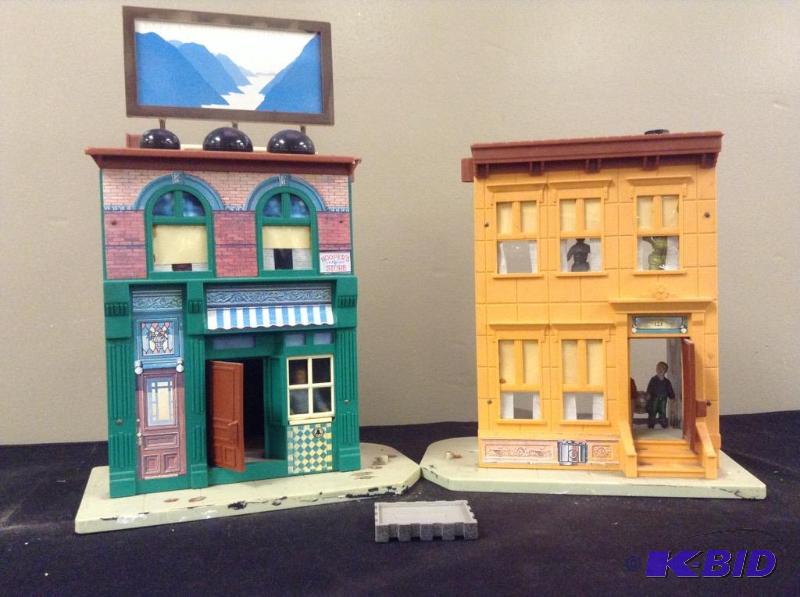 lot 309 image: 2 Vintage Fisher Price Sesame Street Houses