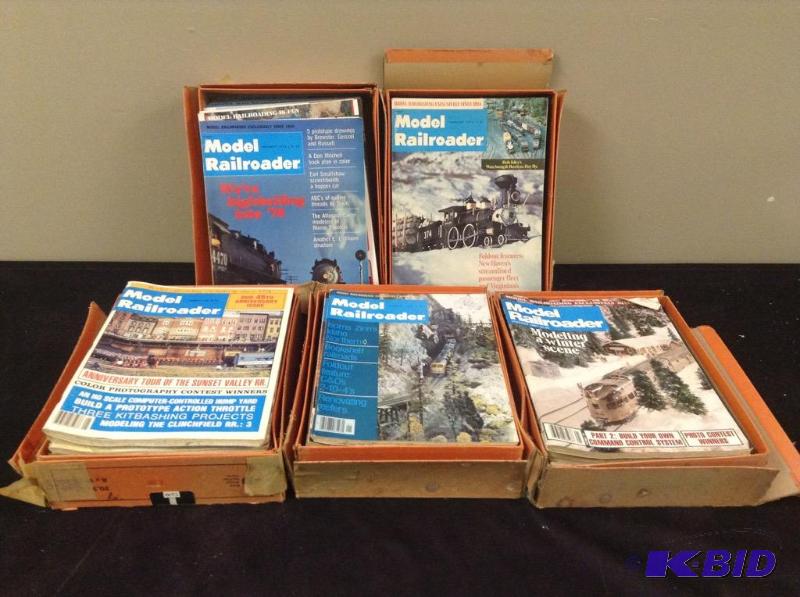 lot 311 image: Vintage Model Railroader Magazine Collection