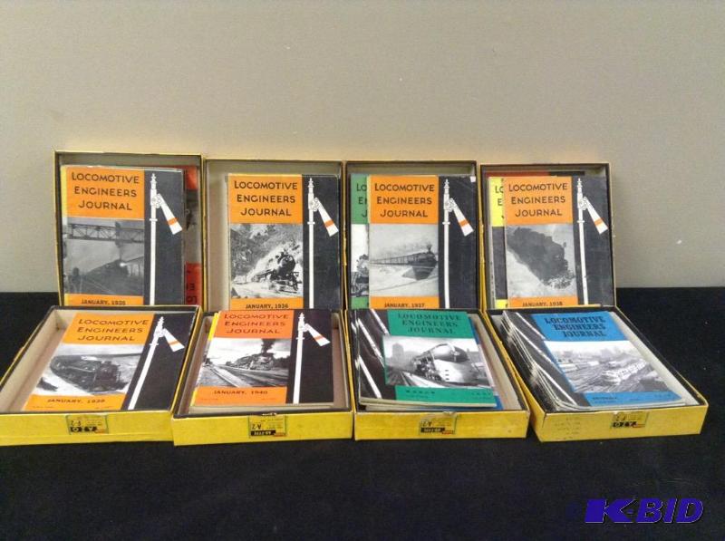 lot 312 image: Vintage Locomotive Engineers Journal Magazines