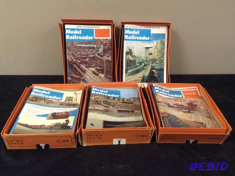 lot 314 image: Vintage Model Railroader Magazines