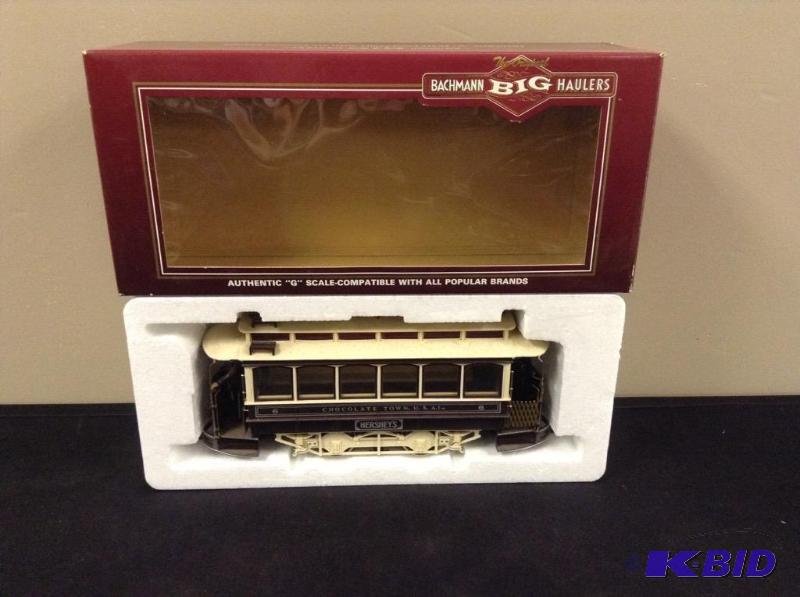 lot 40 image: Bachmann #93938 Hersheys Open Street Train Car G Scale