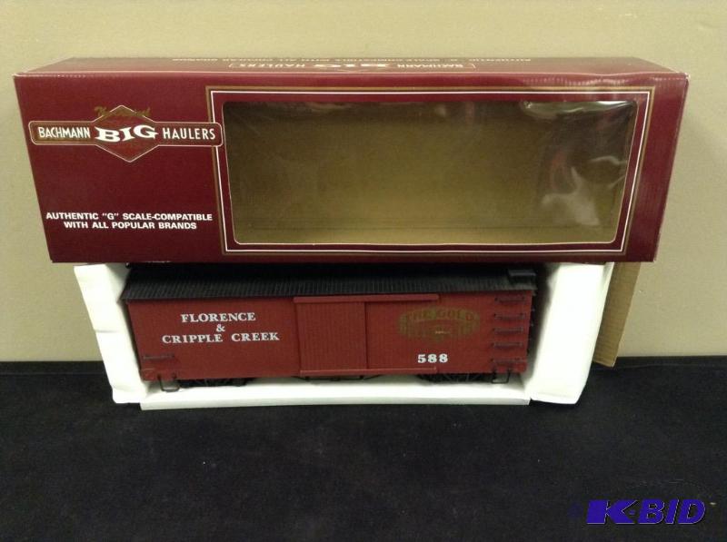 lot 41 image: Bachmann G Scale #93344 Wood Box Train Car