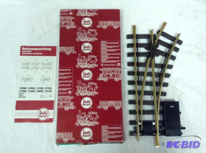 lot 96 image: LGB #12050 Right Electric Point Train Switch Track
