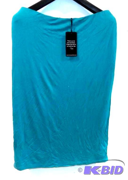 Monroe and Main teal skirt