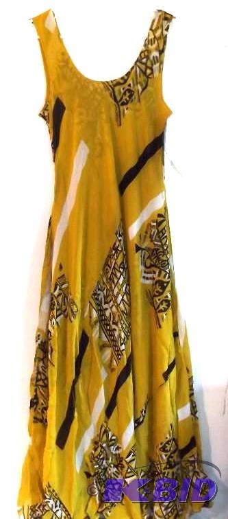 Ashro yellow with black and white pattern with pockets