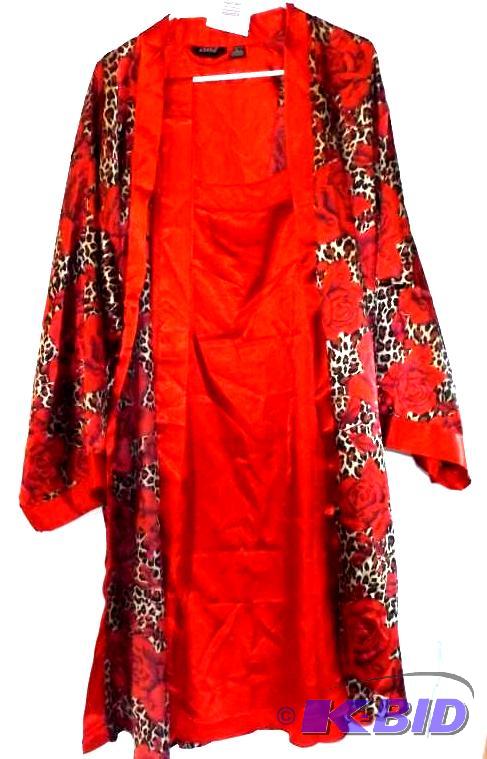 Ashro red nightgown with rope
