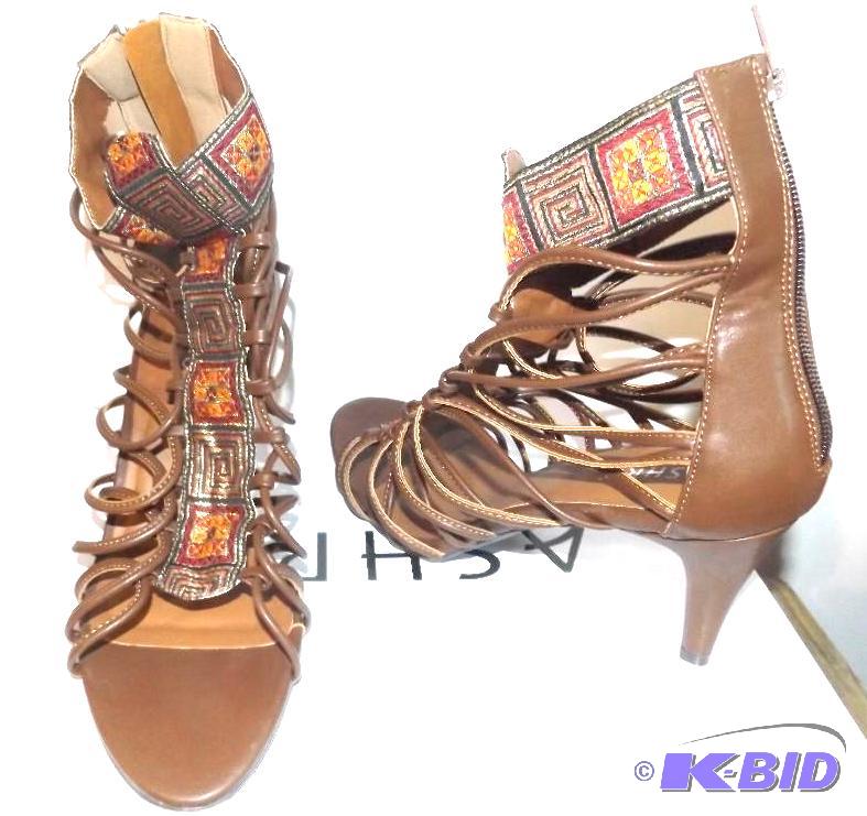 Ashro torno brown heels