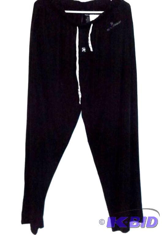 Stacy Adams mens sheer black pajama pants