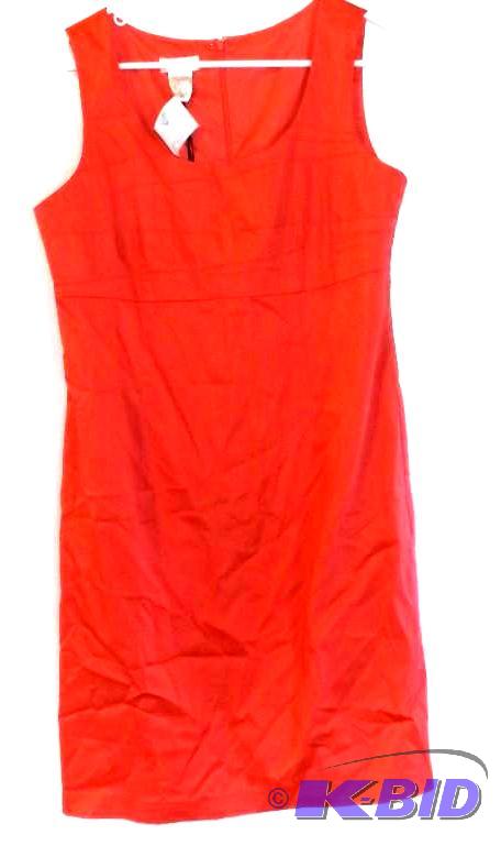 Monroe and Main coral sleeveless dress