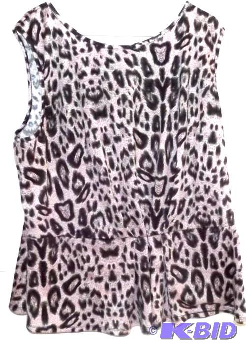Su and Lola pink leopard dress tank